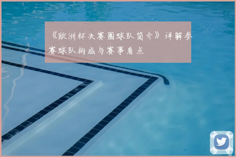 《欧洲杯决赛圈球队简介》详解参赛球队构成与赛事看点